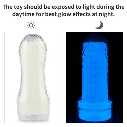 Lovetoy Lumino Play Pocket Masturbator - Glow-In-The-Dark