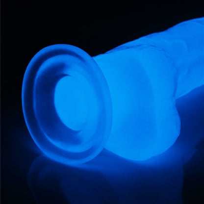 Lovetoy Lumino Play Dildo - 7.5In Glow-In-The-Dark