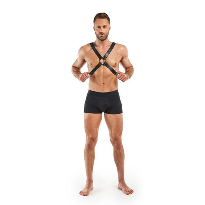 Bedroom Fantasies Lionel Bondage Harness - Black