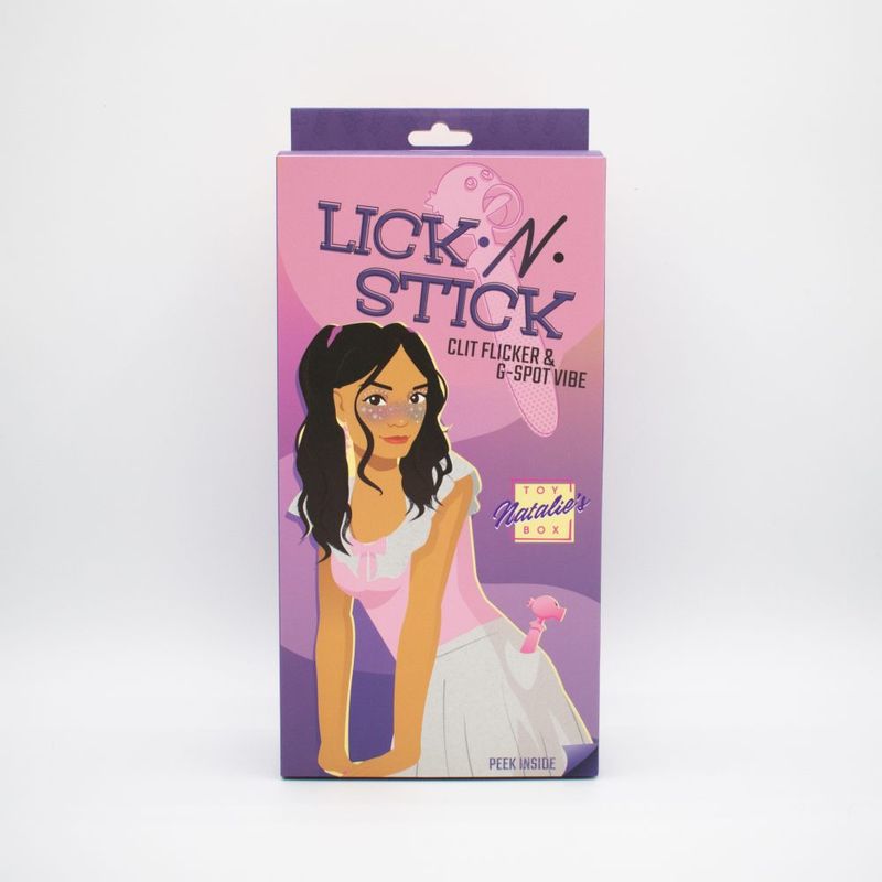 Lifestyles Lick N' Stick Clit Flicker G-Spot Vibrator
