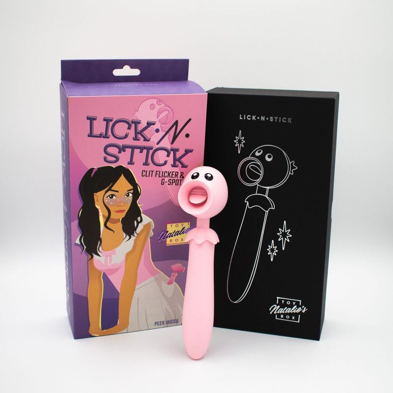 Lifestyles Lick N' Stick Clit Flicker G-Spot Vibrator