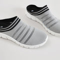 M's Backless Knit Shoes 4555 - Grey - Comfortable Summer Style AU W12 - M10 - Eu44 - 27cm - SuperSaverAU - view 2