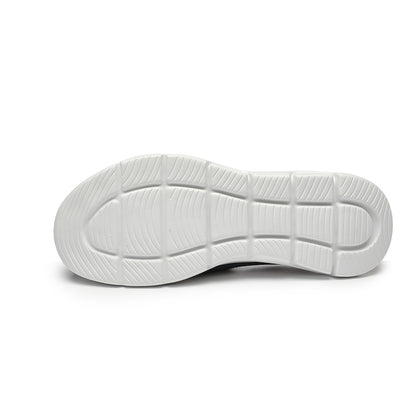 Lightweight Couple's Slip-Ons - Color-Blocked Design, Orange Orange / AUS Ladies8/Men6/EU39/24.5cm