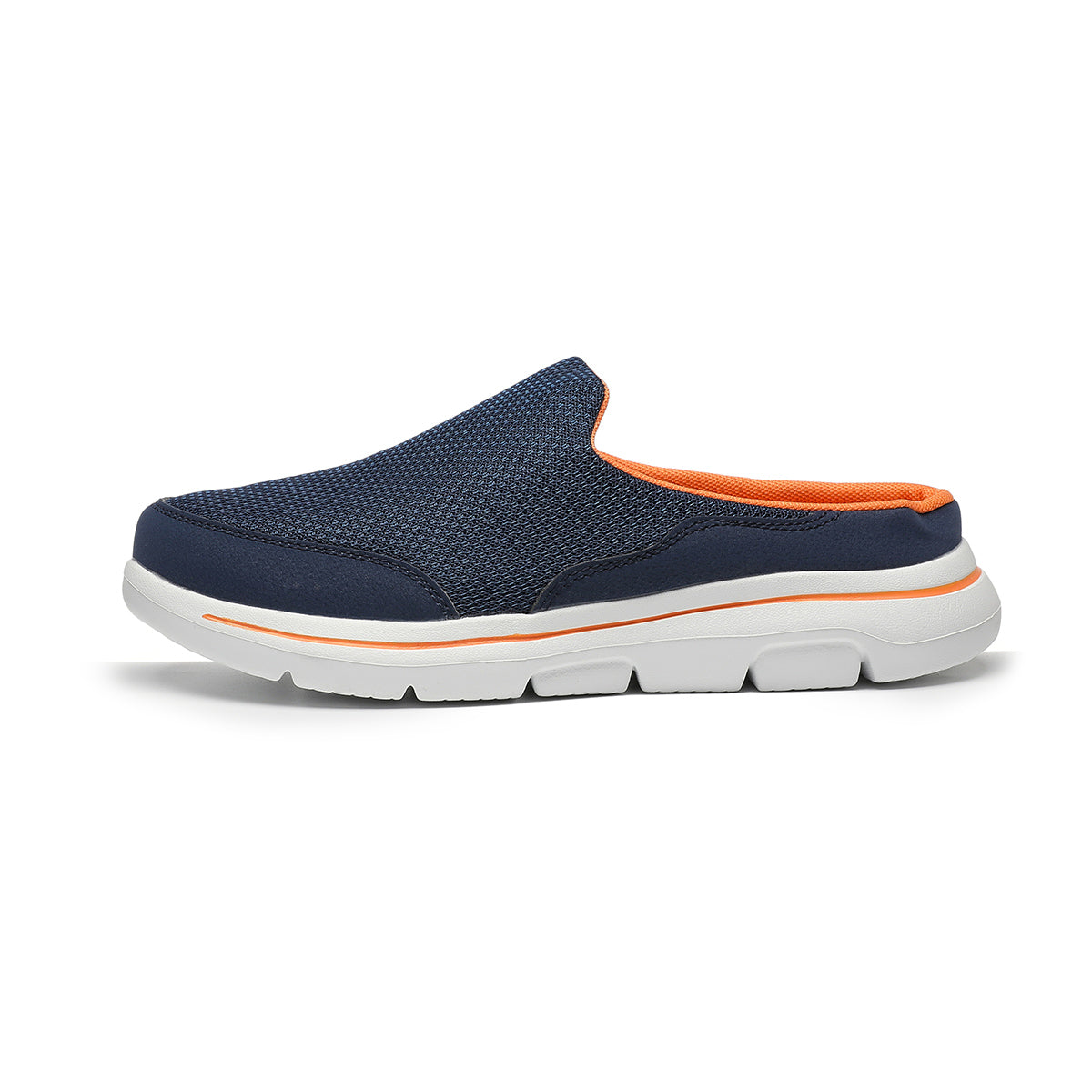 Lightweight Couple's Slip-Ons - Stylish Color-Blocked Design, Orange Orange / AUS Ladies9/Men7/Eu40/25.6cm