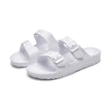 UNISEX BEACH SLIDES 0099 - M - White - AU W11 - M9 - EU43 - 26.5cm - SuperSaverAU - view 1