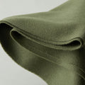 Australian Merino Wool Scarf 32x190 cm Olive - Elegant Tassels - SuperSaverAU - view 2