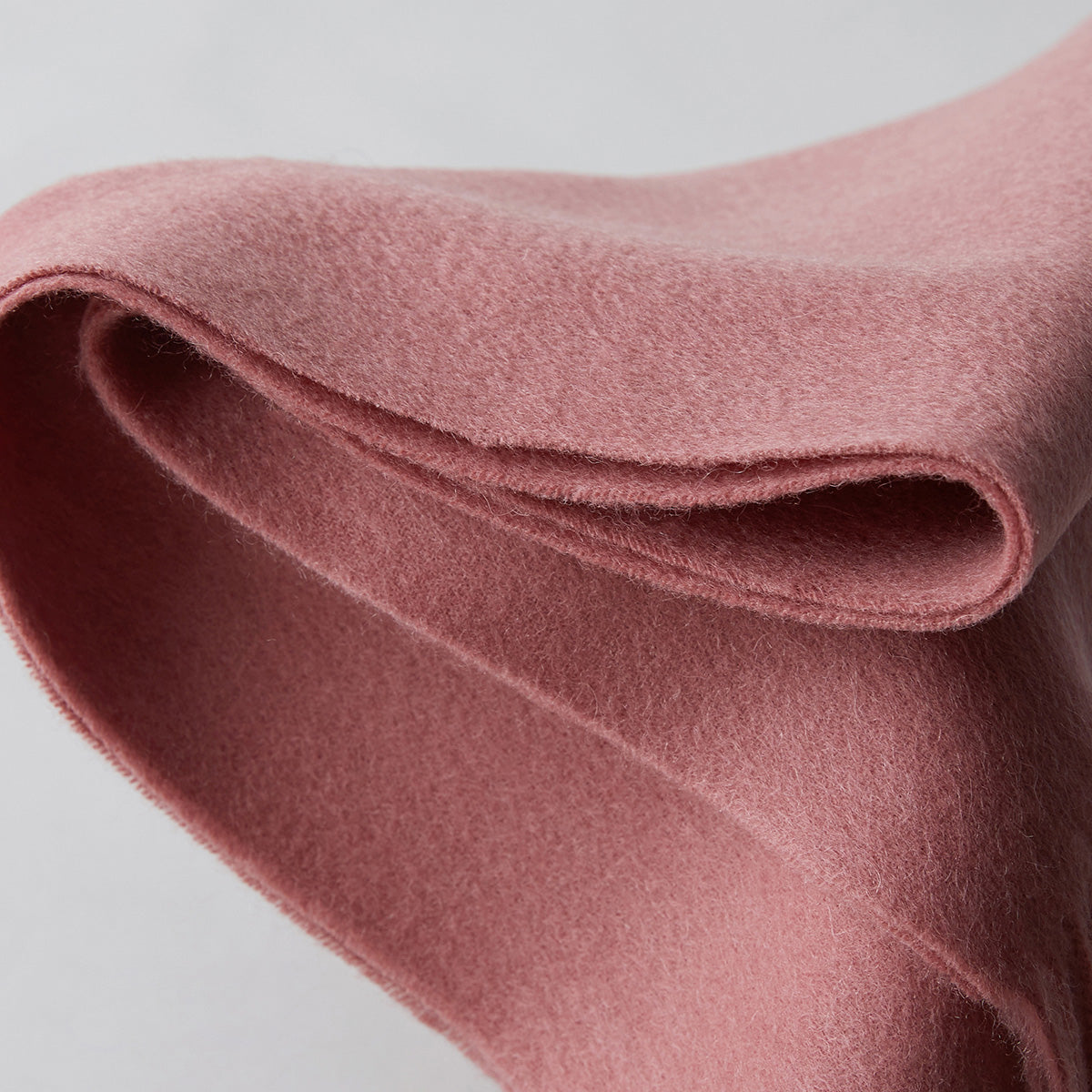 Australian Merino Wool Scarf 32x190 cm Pink - Elegant Tassels - SuperSaverAU - view 3