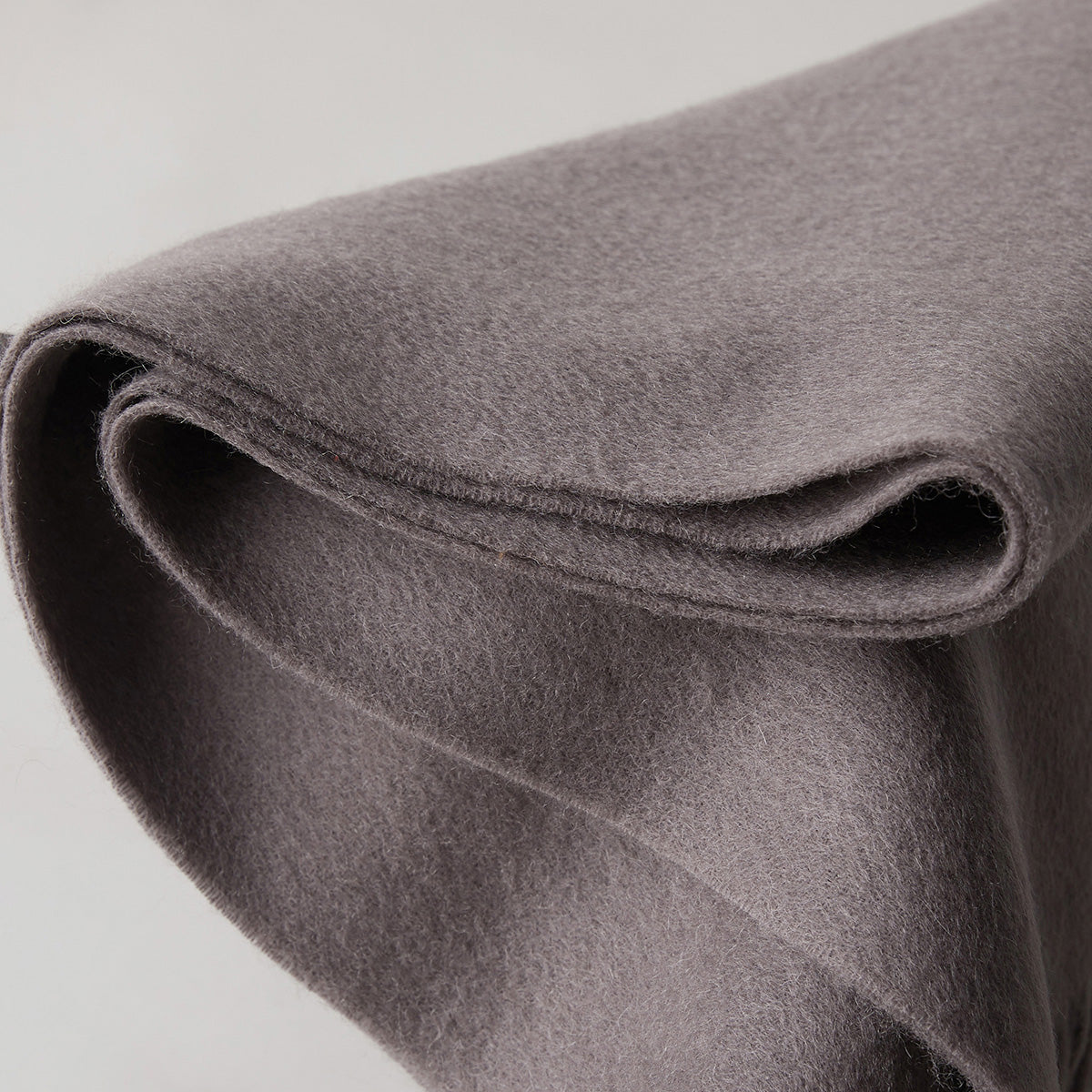 Merino Wool Scarf - 100% Australian - Grey - Warm & Soft
