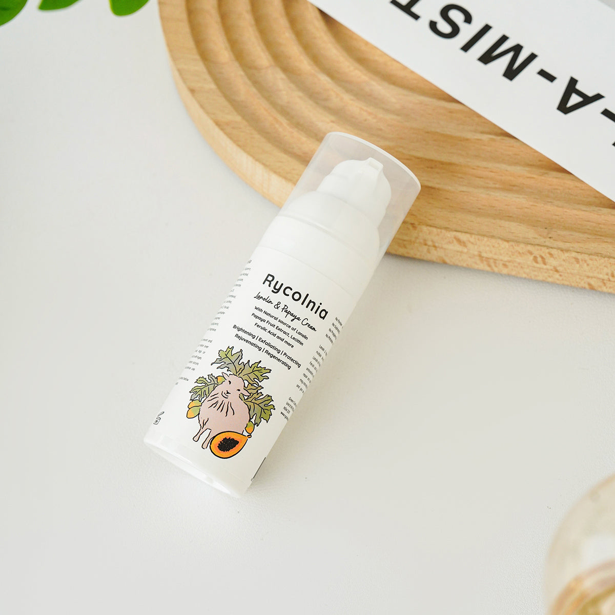 Rycolnia Lanolin & Papaya Cream 50g - Skin Repair