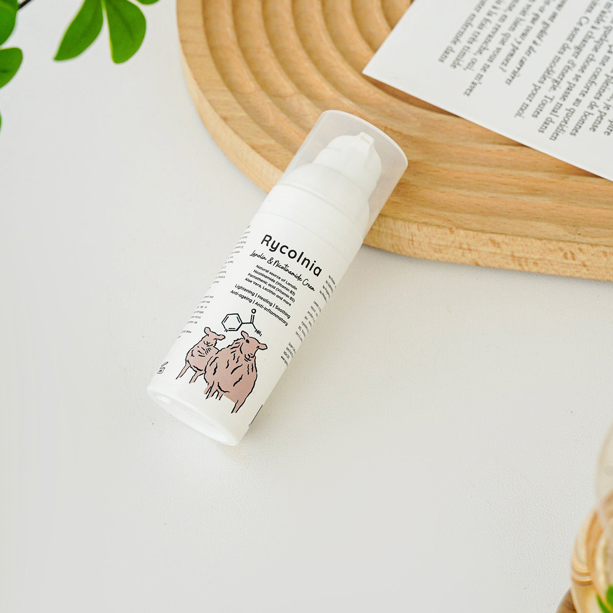 Rycolnia Lanolin & Nicotinamide Cream 50g - Brightening Formula