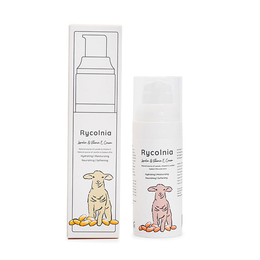 Rycolnia Lanolin & Vitamin E Cream 50g - Deep Moisturizer - SuperSaverAU - view 1