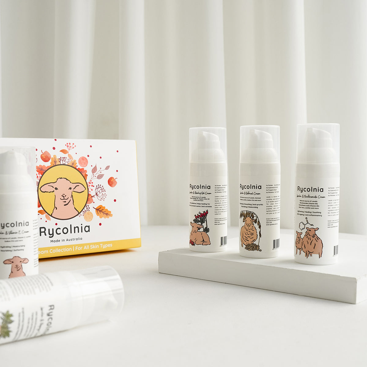 Rycolnia Lanolin Cream Set - 50g Variants