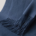 100% Merino Wool Scarf by Premium - Navy, 32 x 190 cm - SuperSaverAU - view 2