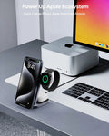 Aukey Foldable 3-in-1 Magnetic Wireless Charger - 15W Fast Charge - SuperSaverAU - view 4