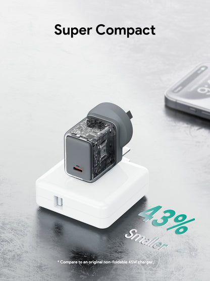 Aukey Comet 45W GaN PD Fast Wall Charger - USB-C