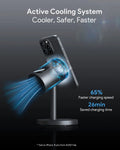 Aukey 3-in-1 Pro Magnetic Wireless Charging Station - Active Cooling - SuperSaverAU - view 2