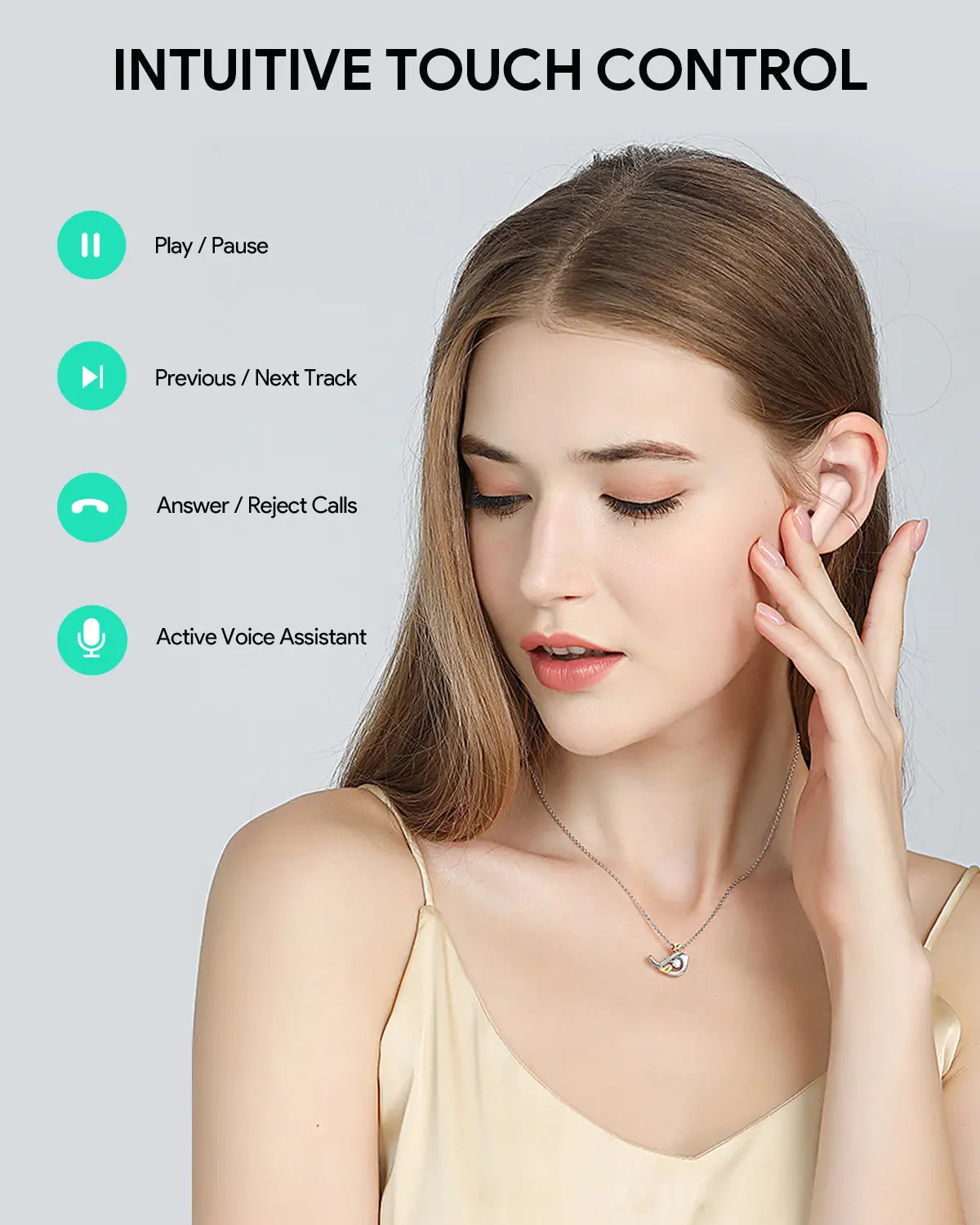 Aukey True Wireless Earbuds EP-M1S - Active Noise Cancellation