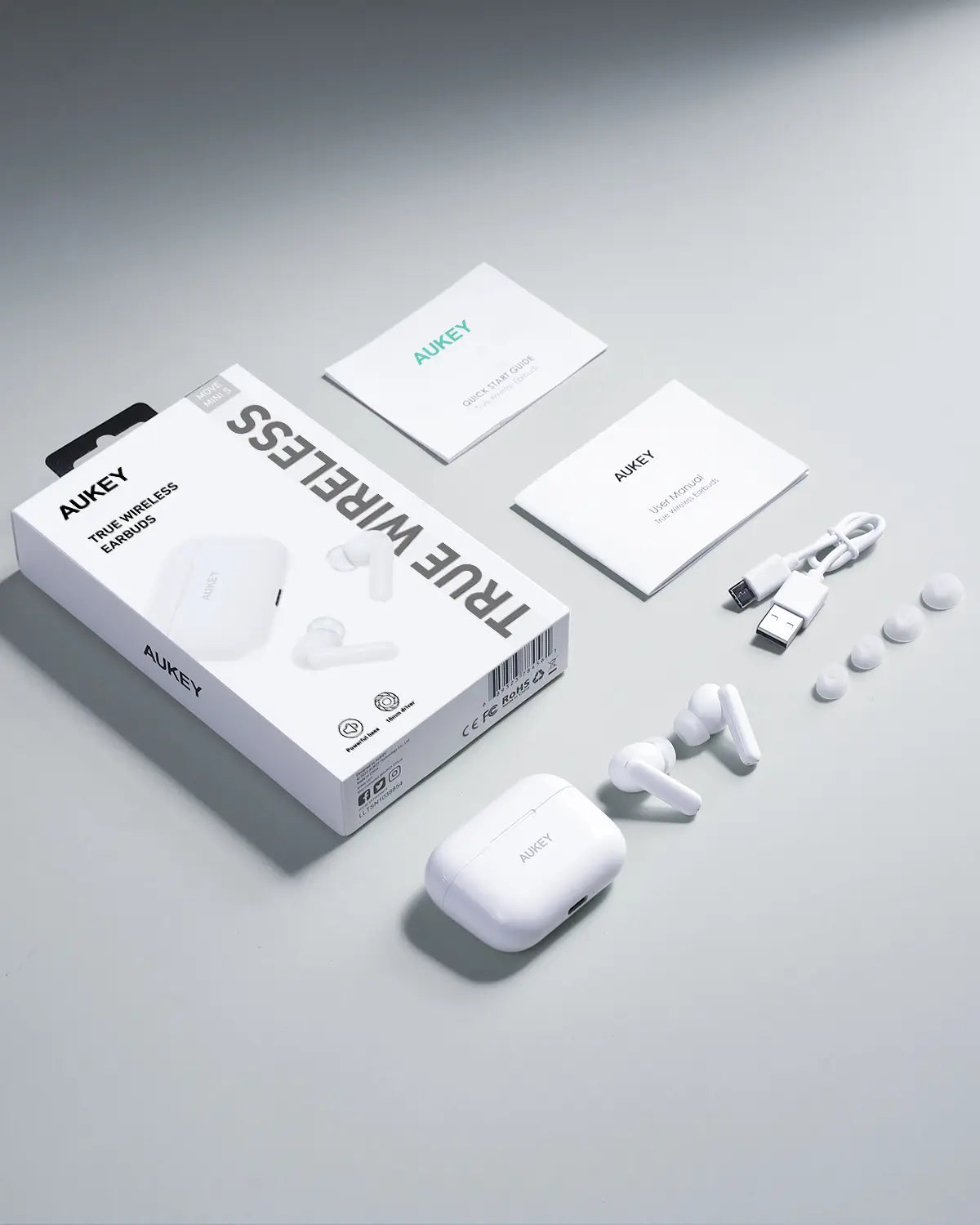 Aukey True Wireless Earbuds EP-M1S - Active Noise Cancellation