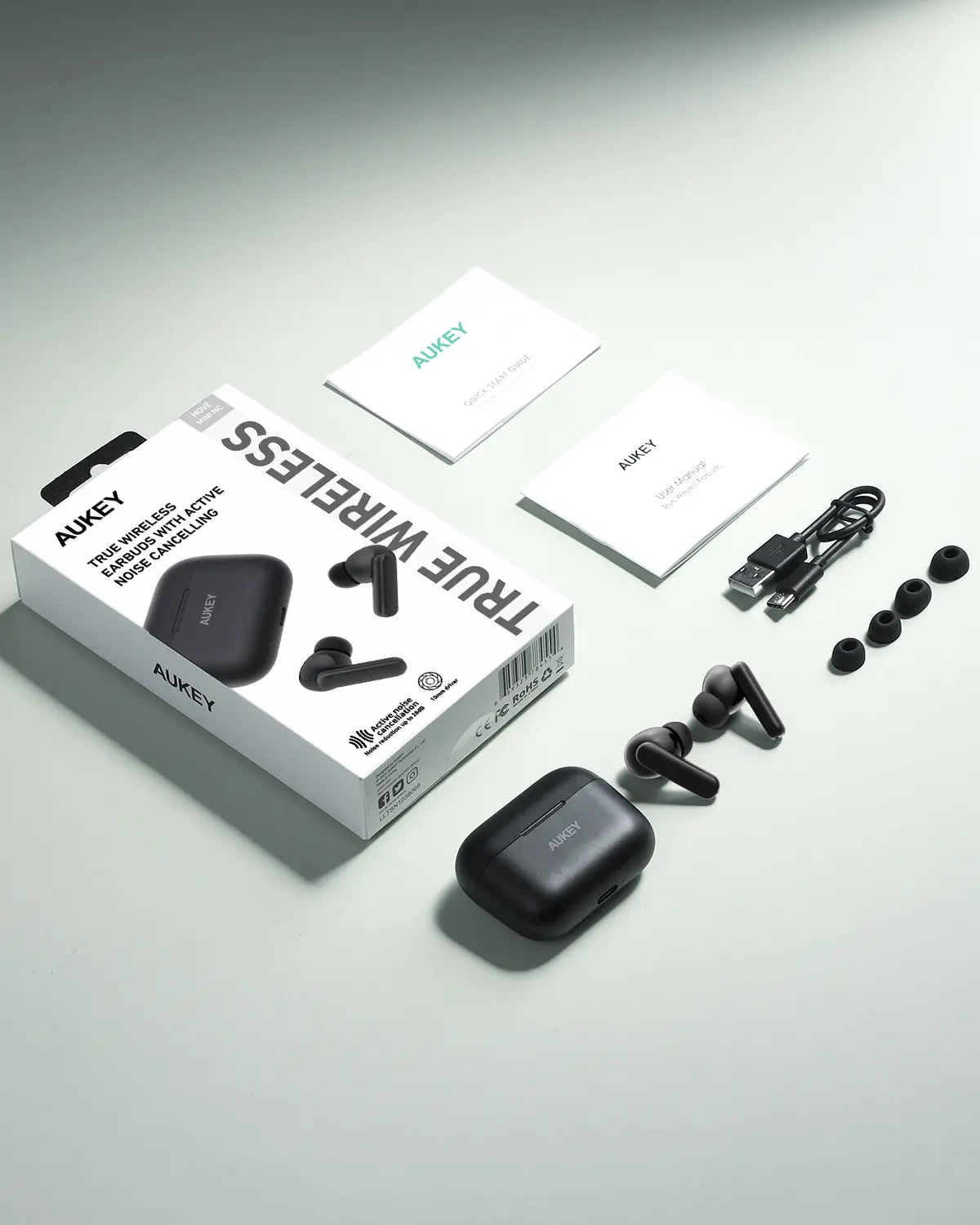 Aukey True Wireless Earbuds EP-M1NC - Noise Cancelling Technology