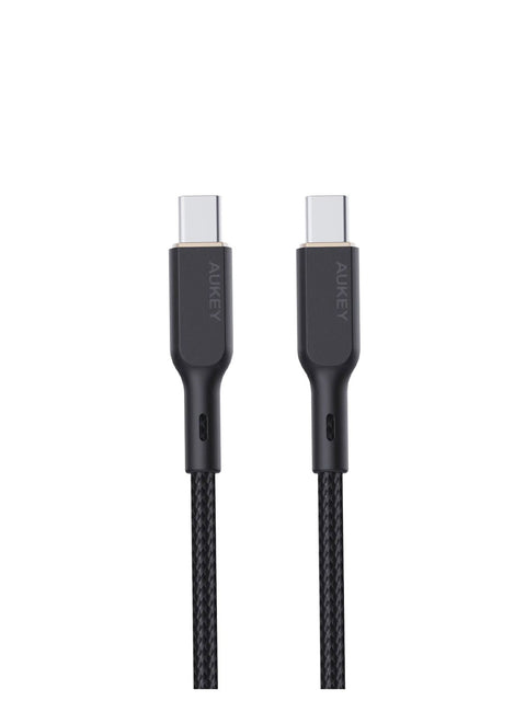 Aukey Circlet Blink 100W 1m Aramid Fiber USB-C to USB-C Cable - SuperSaverAU - view 1