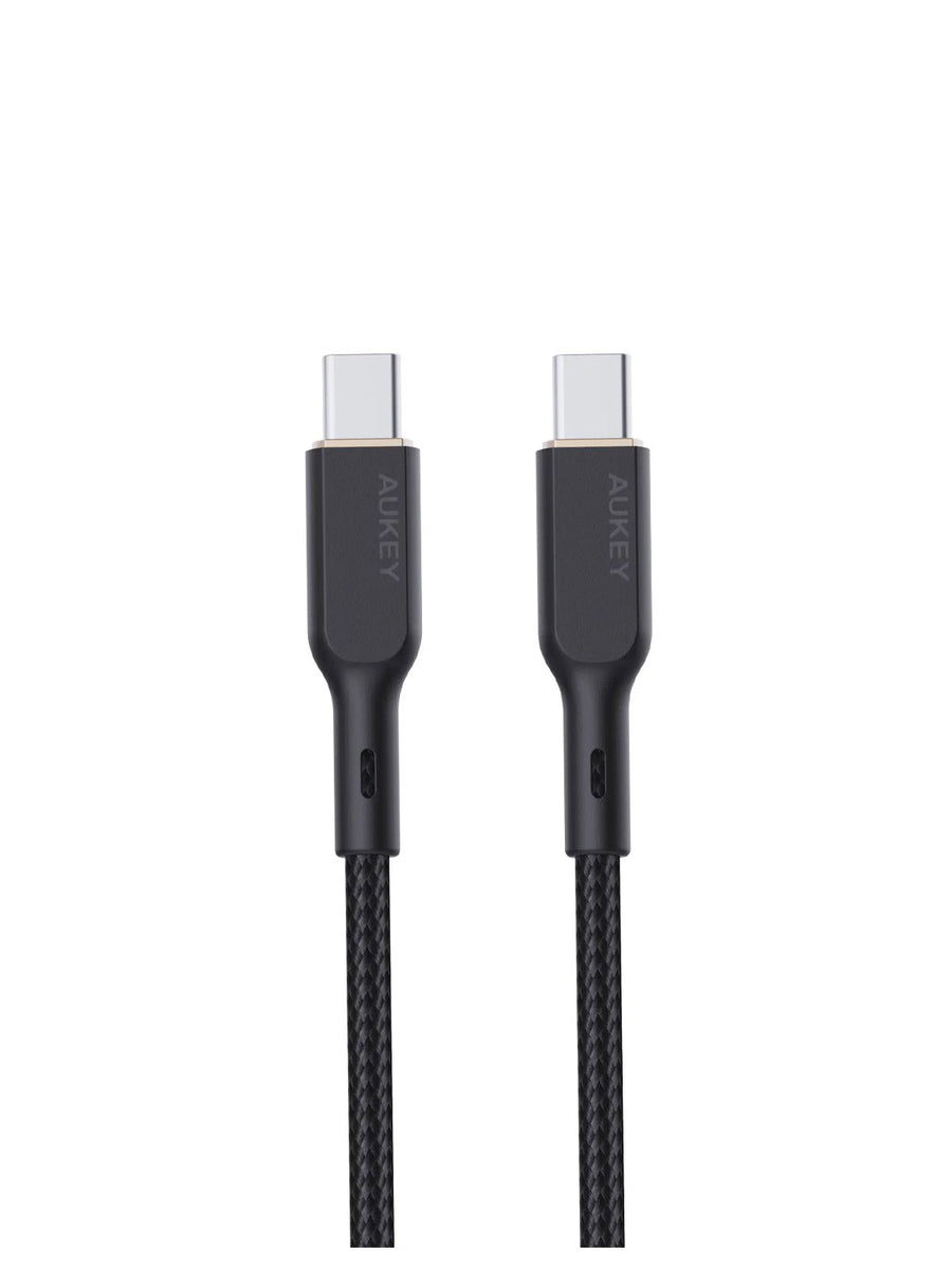 Aukey Circlet Blink 100W 1m Aramid Fiber USB-C to USB-C Cable - SuperSaverAU - view 1