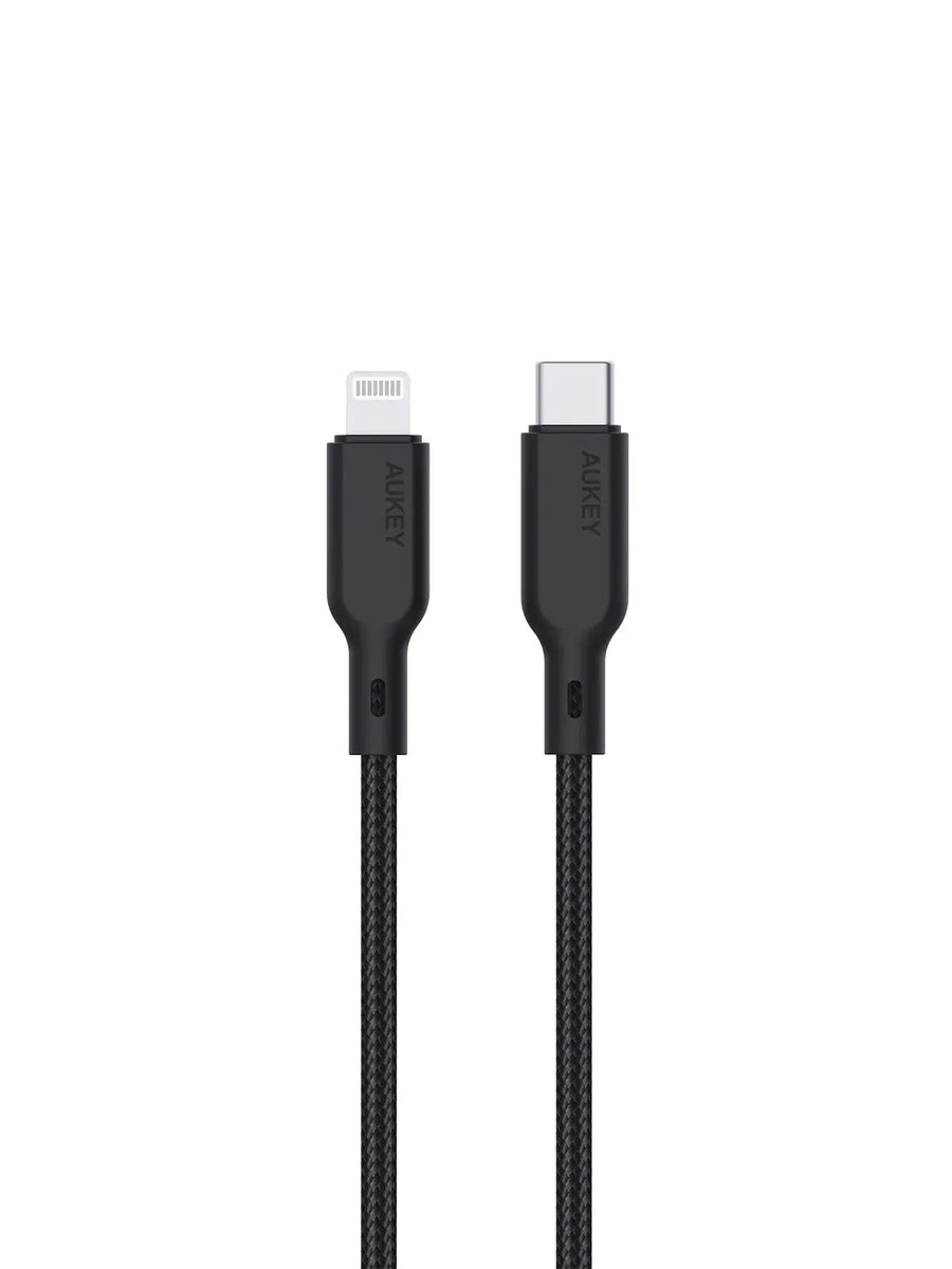 Aukey Circlet CL 1m Aramid Fiber USB-C to Lightning Cable - SuperSaverAU - view 1