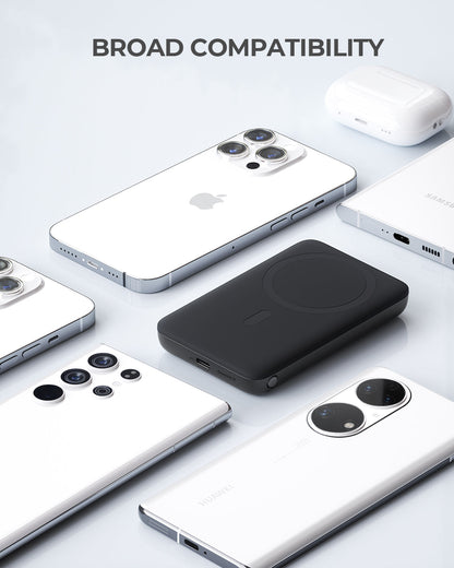 Aukey 6700mAh Magnetic Wireless Charging Power Bank