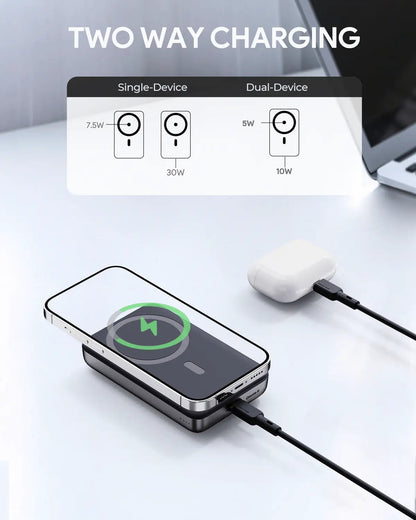 Aukey 10000mAh Magnetic Wireless Charging Power Bank