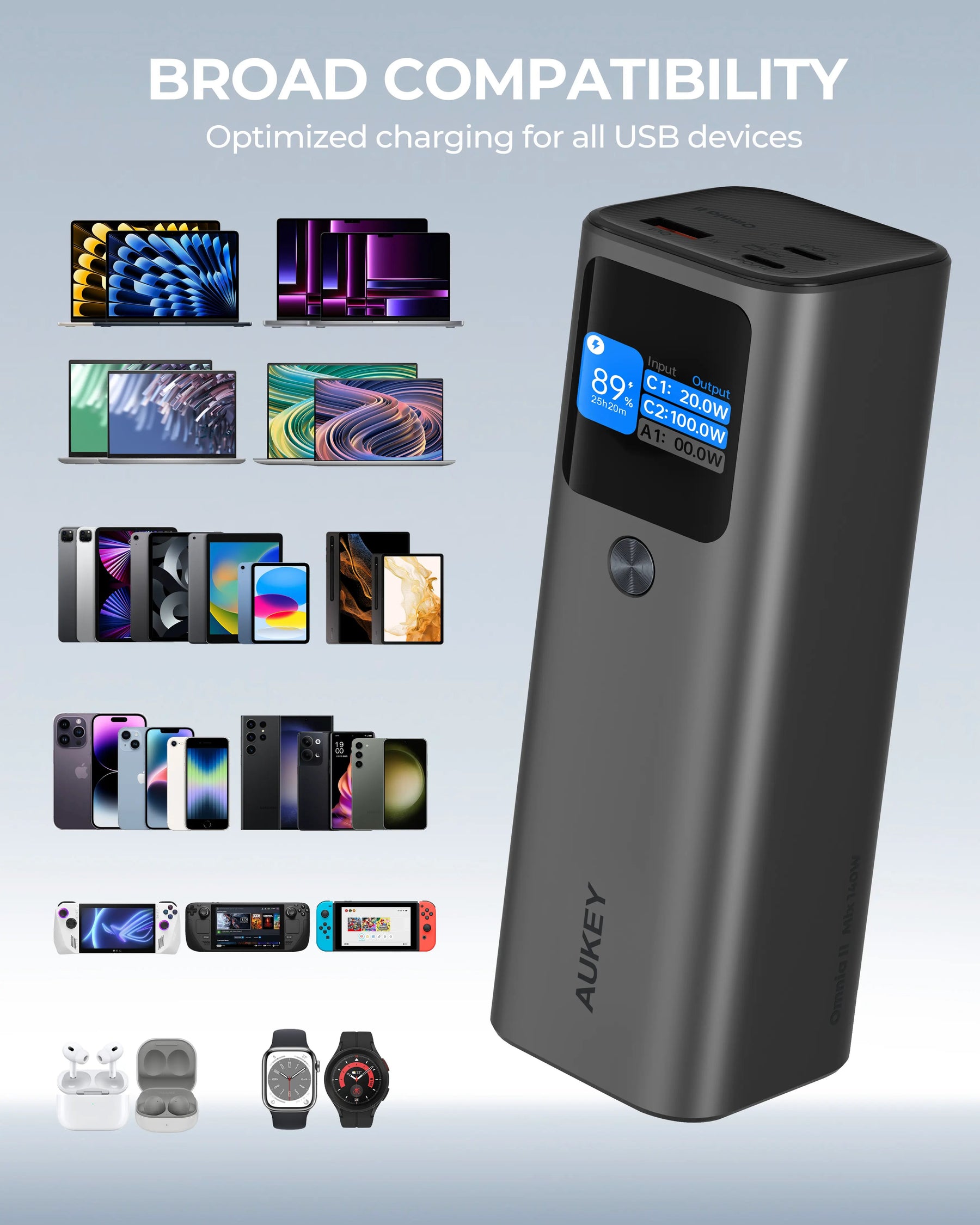 Aukey 27600mAh Ultra-Fast Charging Power Bank - SuperSaverAU - view 8