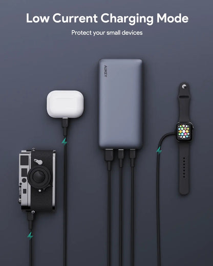 Aukey Power Bank 20000mAh PD 3.0 - 65W High-Speed Charging
