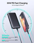 Aukey Power Bank 20000mAh - 30W with Triple Charging Ports - SuperSaverAU - view 2