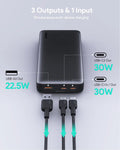 Aukey Power Bank 20000mAh - 30W with Triple Charging Ports - SuperSaverAU - view 3