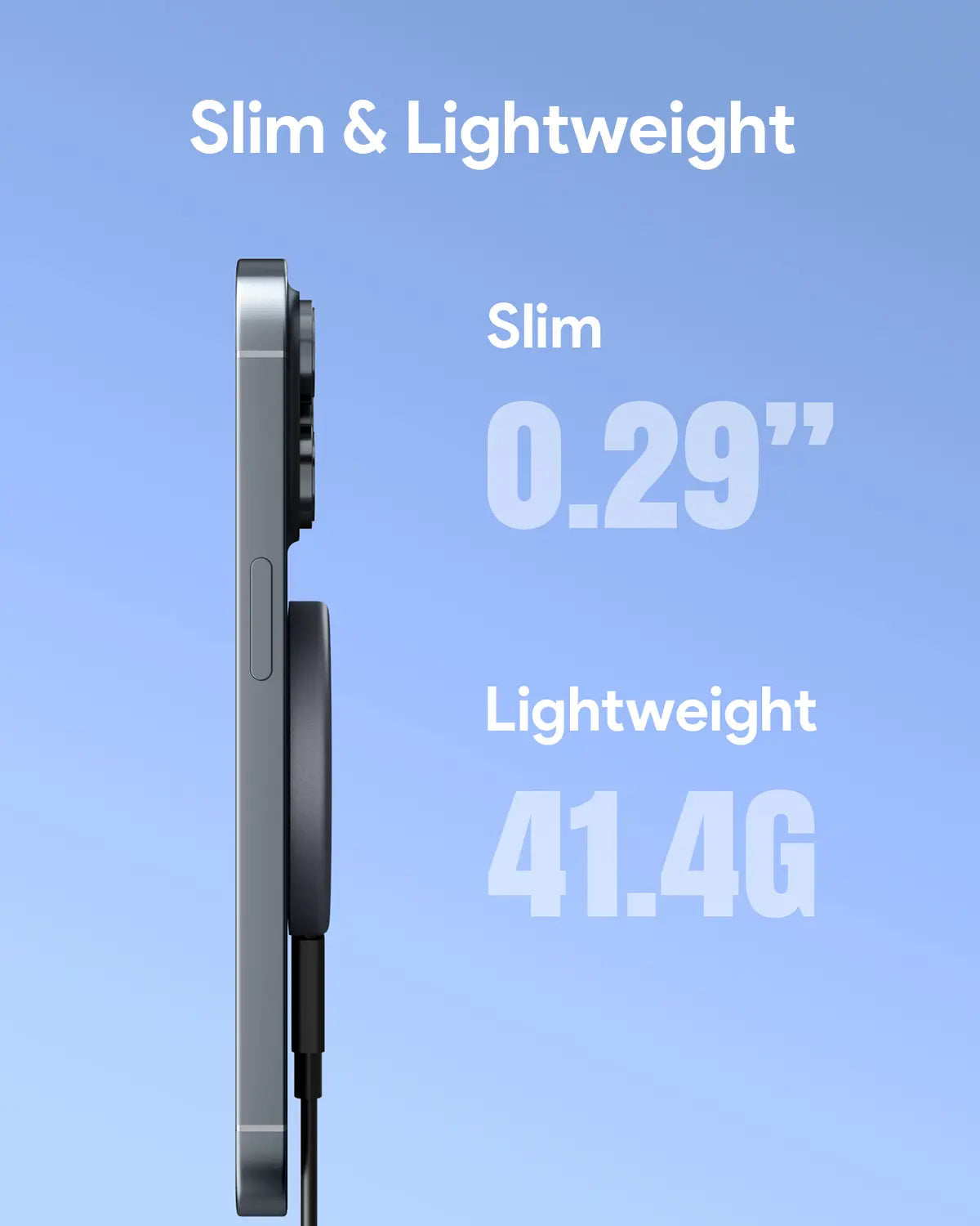 Aukey MagFusion Aura 15W Qi2 Magnetic Wireless Charger