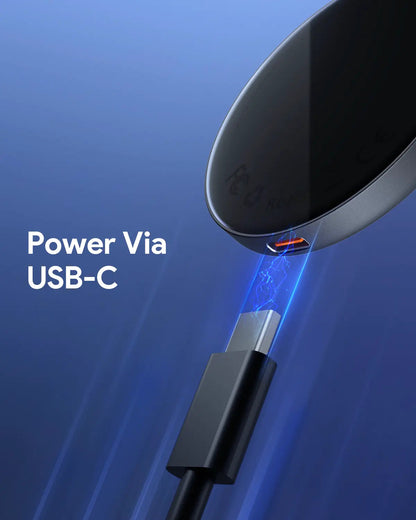 Aukey MagFusion Aura 15W Qi2 Magnetic Wireless Charger