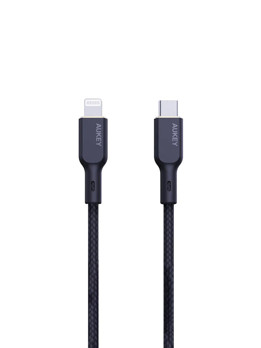 Aukey USB-C to Lightning MFI 1.2m Nylon Braided Cable