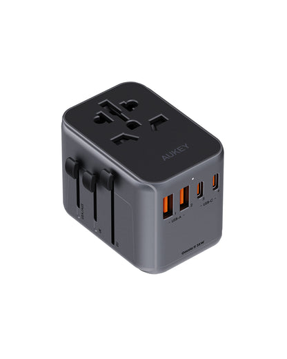 Aukey 35W GaN Universal Travel Adapter with USB Ports