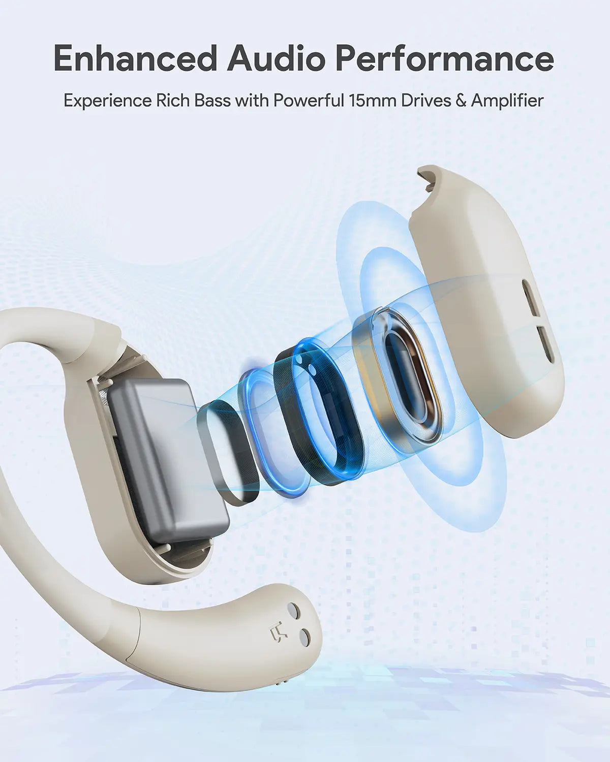 Aukey Open-Ear True Wireless Earbuds for Sports EP-S1