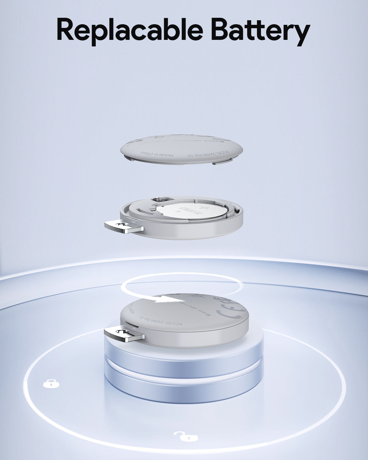 Aukey Track Mate 1 Bluetooth Tracker - Easy Item Location