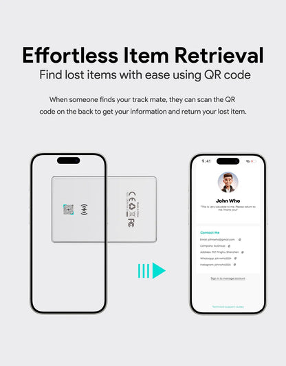 Aukey Track Mate 3 Bluetooth Tracker - Real-Time Item Tracking