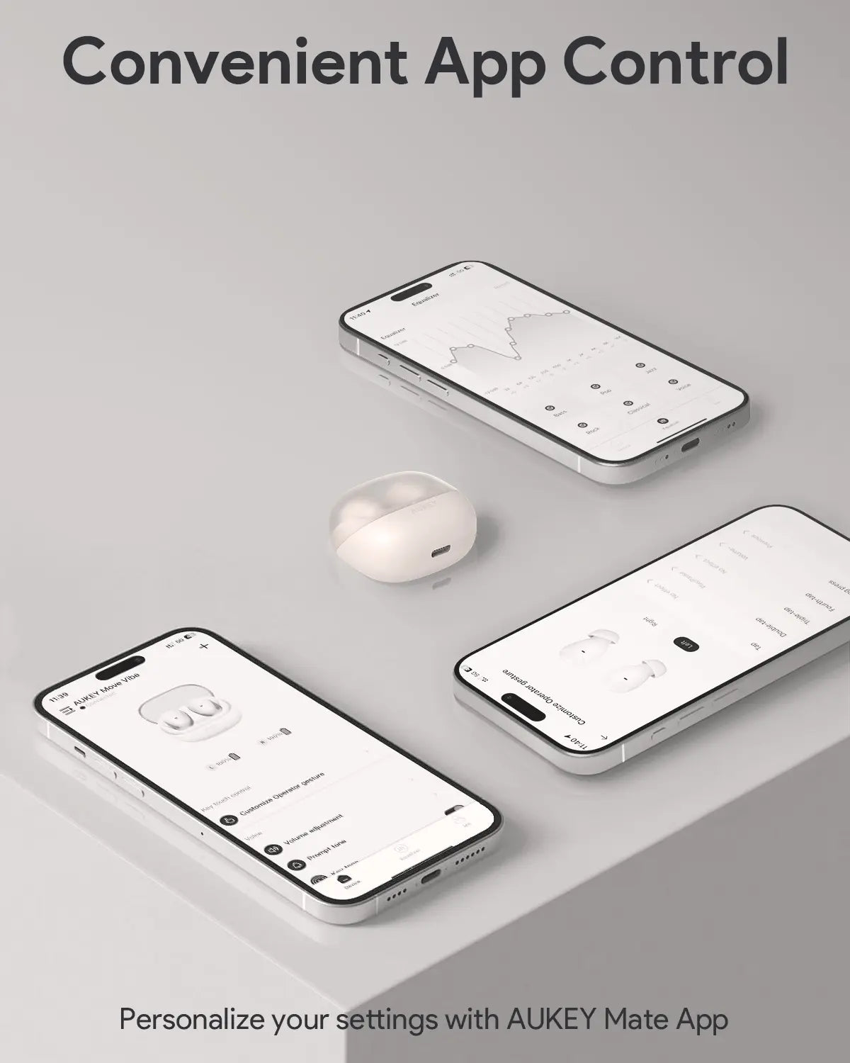 Aukey True Wireless Earbuds with Deep Bass EP-M3A