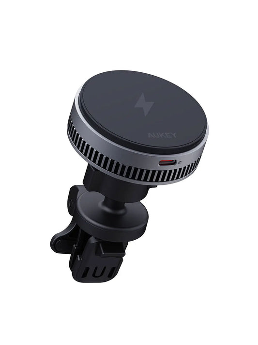 Aukey 15W MagSafe Wireless Car Charger with Active Cooling