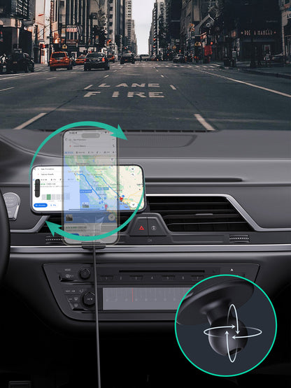 Aukey 15W MagSafe Wireless Car Charger with Active Cooling