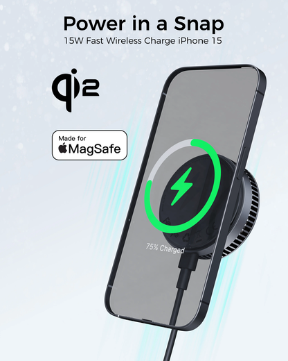 Aukey GameFrost Magnetic Wireless Charger with Active Cooling
