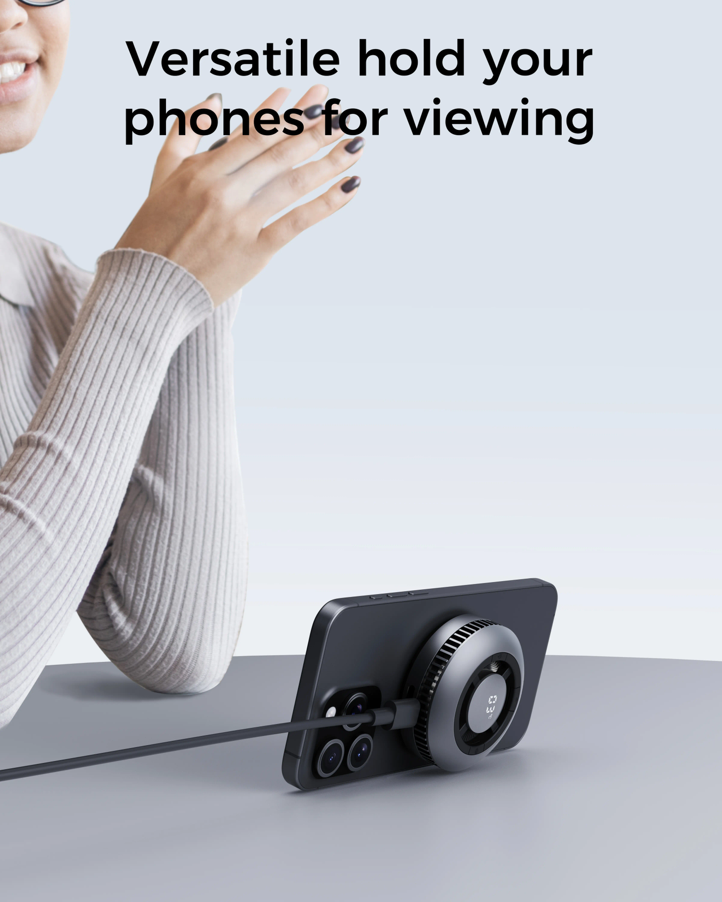 Aukey GameFrost Magnetic Wireless Charger with Active Cooling