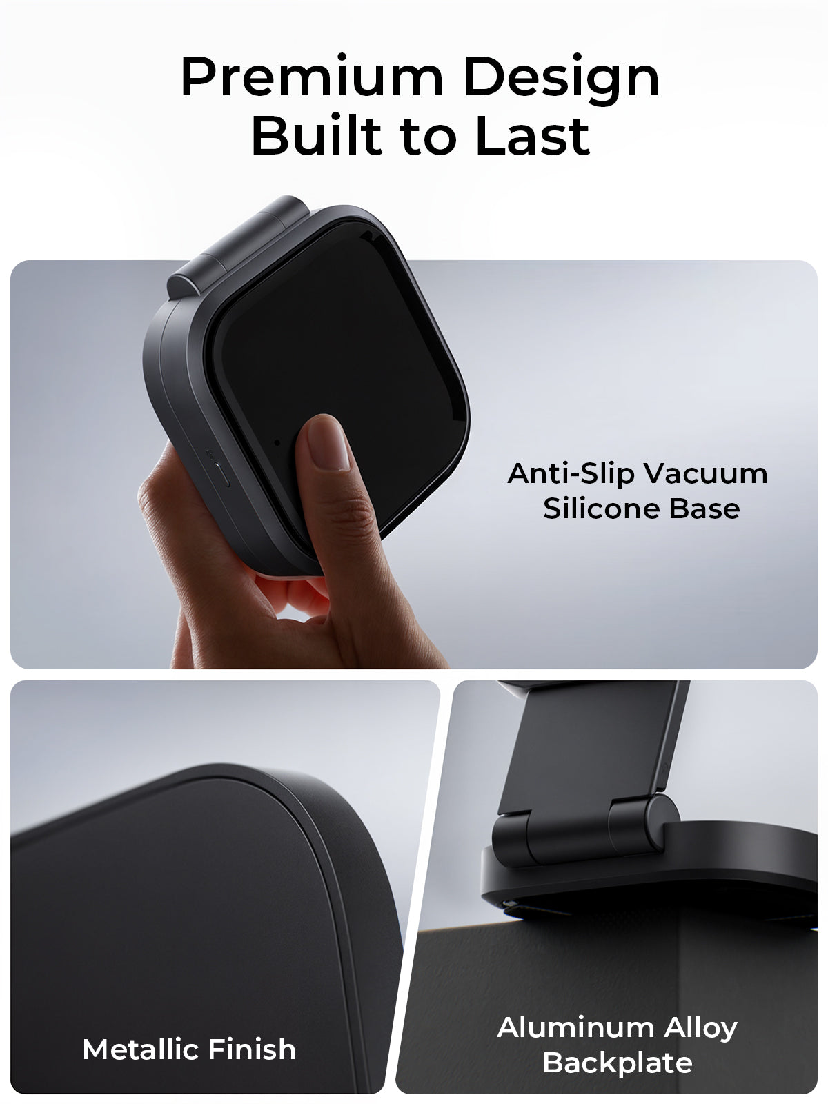 Aukey Foldable 2-in-1 Magnetic Wireless Charger - Qi2 Technology