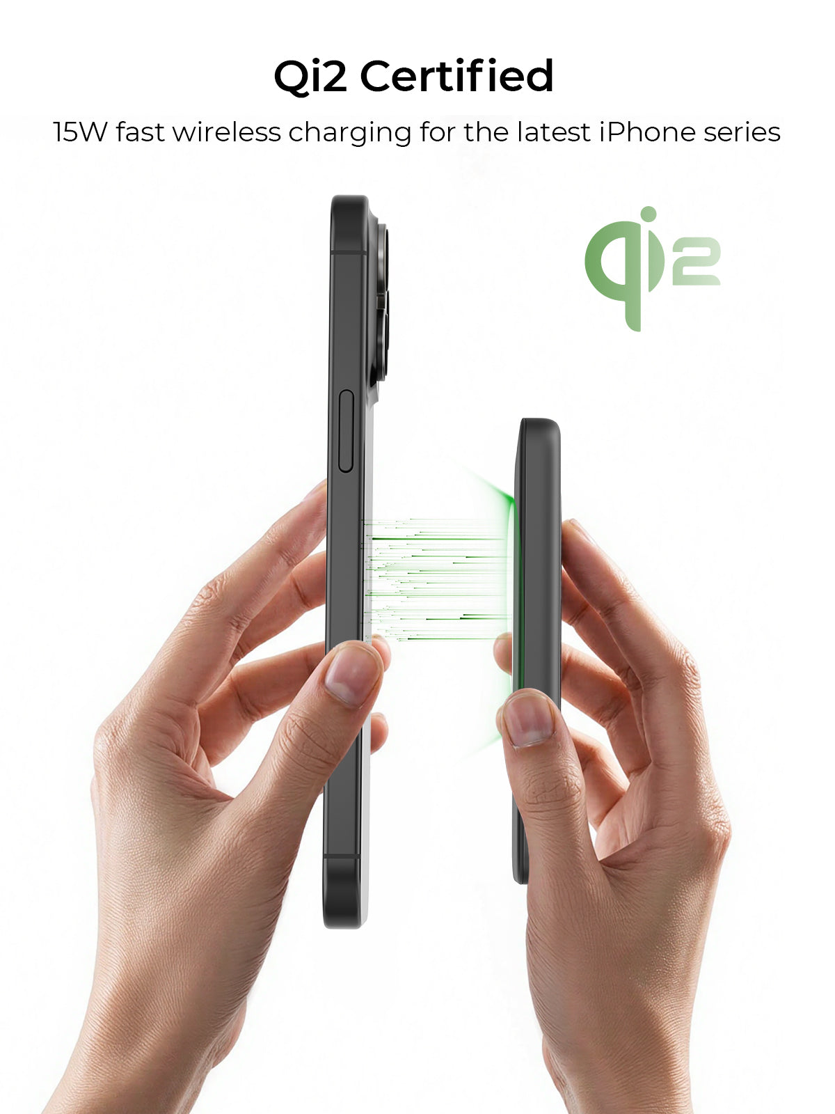 Aukey MagFusion Wireless Power Bank 5000mAh - Grey