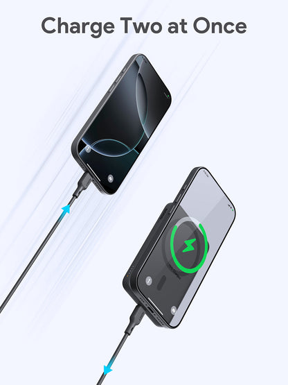 Aukey MagFusion Wireless Power Bank 5000mAh - Magnetic Charging