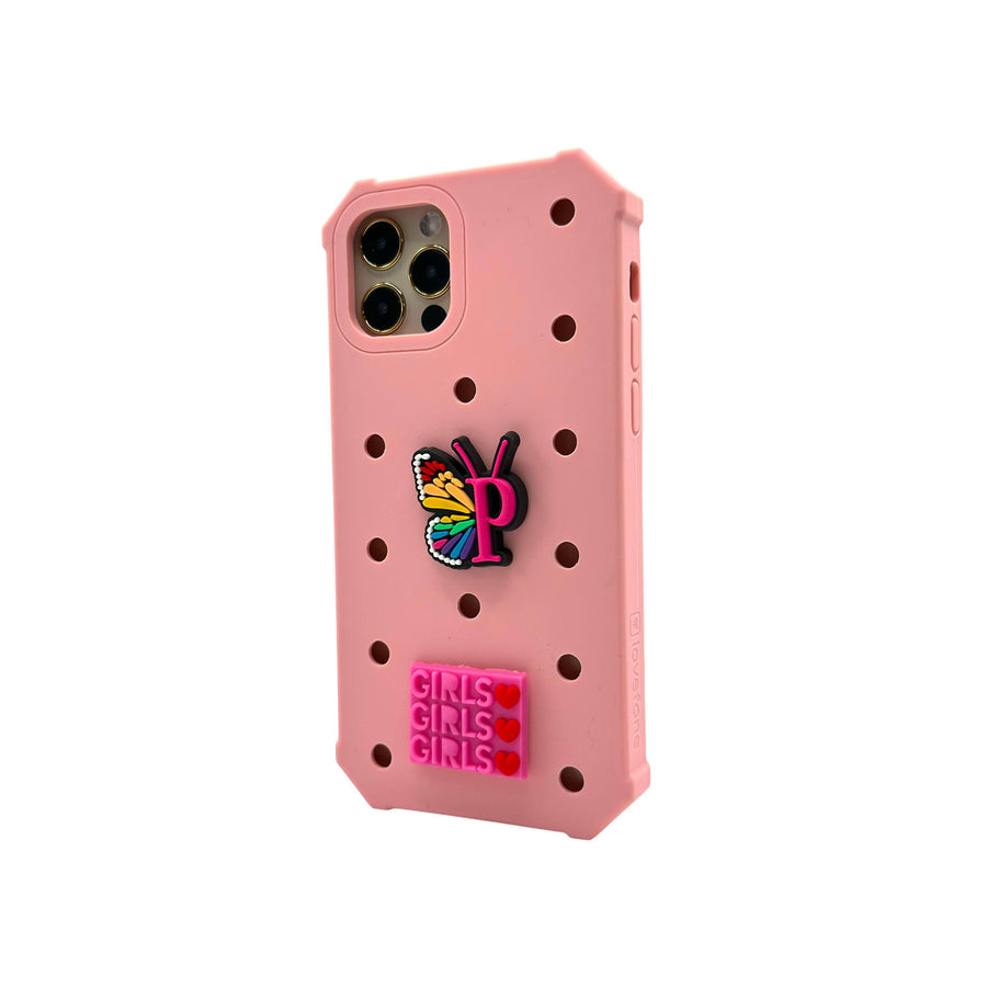 Lovefone Kids Silicone Case iPhone 13 Pro Max Baby Pink - Durable & Stylish - SuperSaverAU - view 1