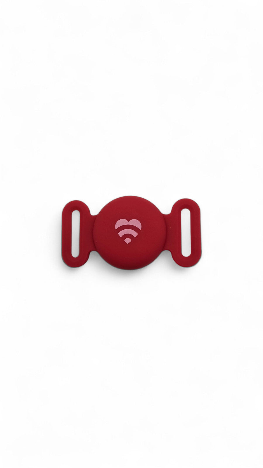 Lovefone Find My Tag Pet Holder - Red, Silicone, Waterproof, Fits Apple AirTag - SuperSaverAU - view 1
