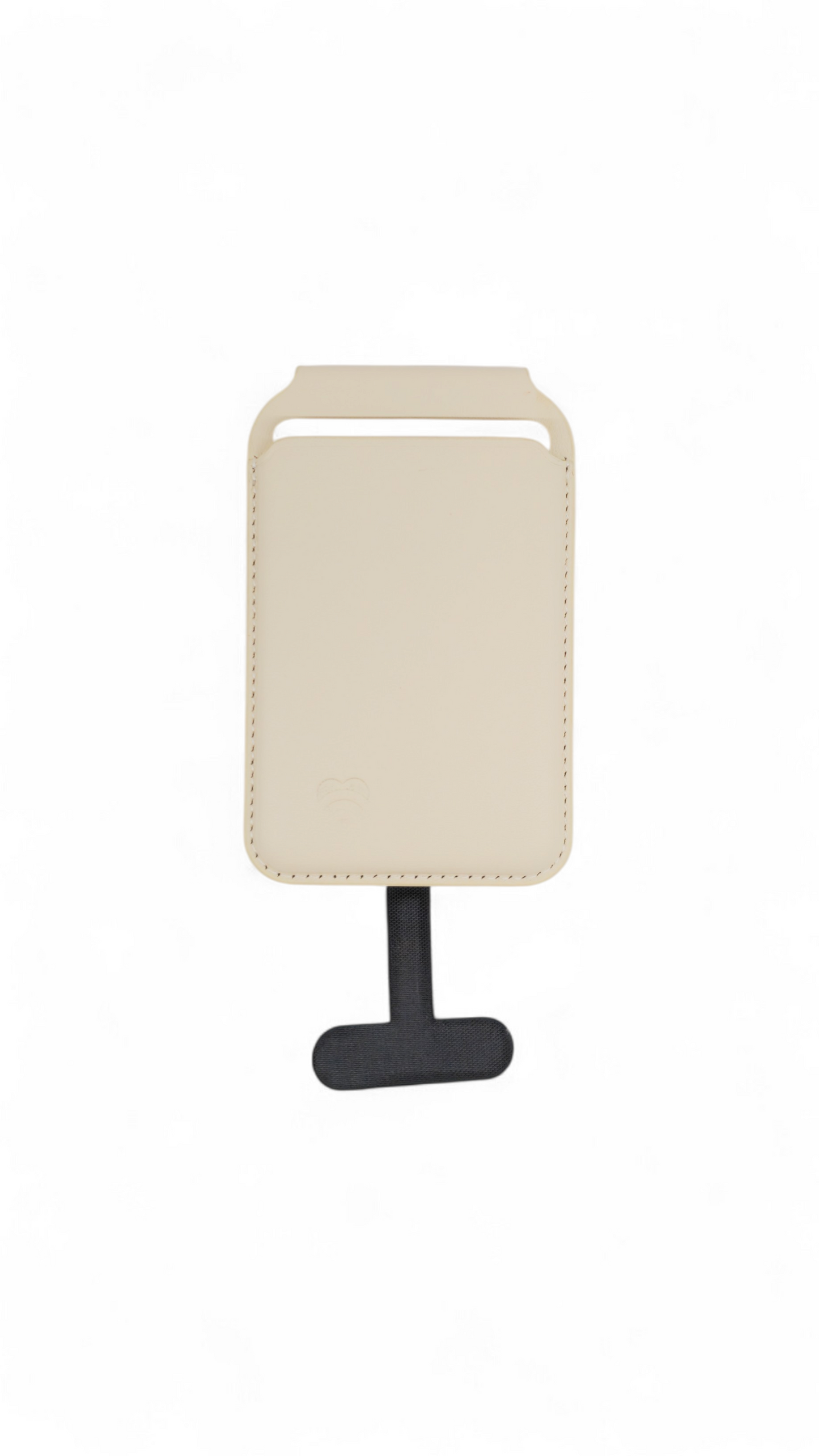 Lovefone Crafted Leather Standing Wallet with MagSafe - Cream